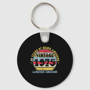 Vintage 1975 Limited Edition 50-year-old 50th Birt Key Ring