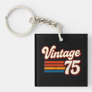 Vintage 1975 Made in 1975 50th Birthday 50 Years  Key Ring