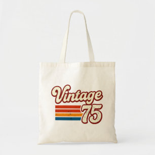 Vintage 1975 Made in 1975 50th Birthday 50 Years  Tote Bag