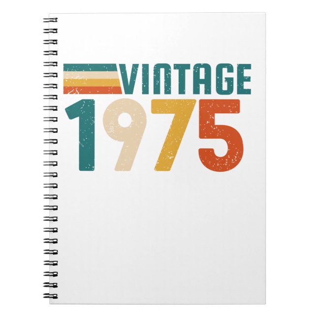 VINTAGE 1975 NOTEBOOK (Front)