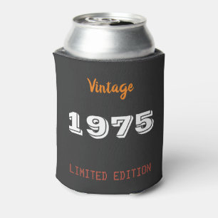 Vintage 1975 year limited edition 50th Birthday Can Cooler