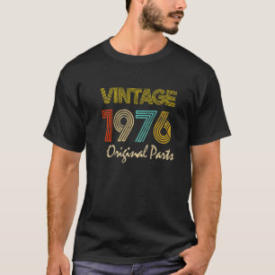 Vintage 1976 46 Years Old Men And Women 46th Birt T-Shirt