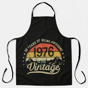 Vintage 1976 50 Years Old 50th Birthday Apron