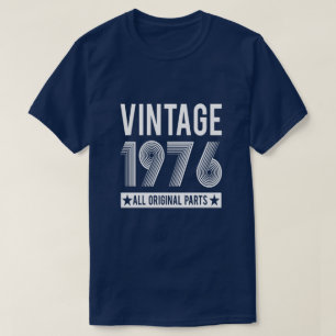 Vintage 1976 Basic Birthday T-Shirt