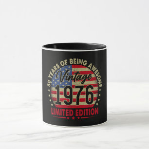Vintage 1976 Limited Edition 50th Birthday Mug