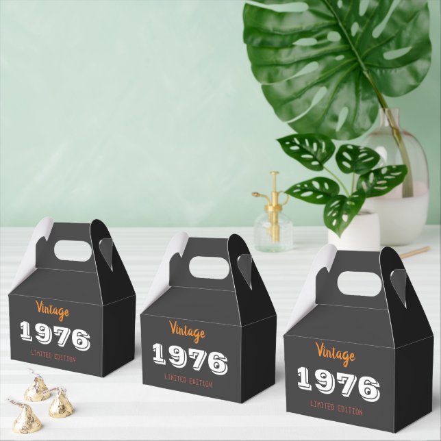 Vintage 1976 Limited Edition Favour Boxes – 50th  (Multiple)