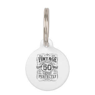 Vintage 1976 Limited Edition Shirt 50 Year Old 50t Pet Tag