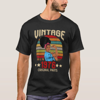 Vintage 1976 Made In 1976 46Th Birthday 46 Years O T-Shirt