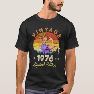 Vintage 1976 Made In 1976 46th Birthday Women 46 Y T-Shirt