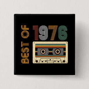 Vintage 1976 Made in 1976 70th Birthday 50 Years 15 Cm Square Badge