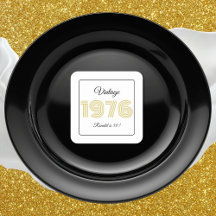 Vintage 1976 Retro Birthday 50th Birthday Name