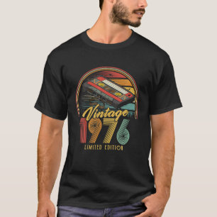 Vintage 1976 Retro Cassette 1976 50th Birthday 50 T-Shirt
