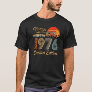 Vintage 1976 T Shirts For Men Women Guitar Lover 4