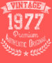 Vintage 1977 40th Birthday Year Premium Original T-shirt - 30.70 Vintage 1977 40th Birthday Year Premium Original T-shirt