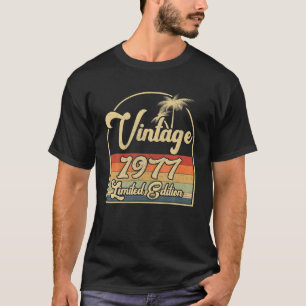 Vintage 1977 45Th Birthday Limited Edition 45 Year T-Shirt