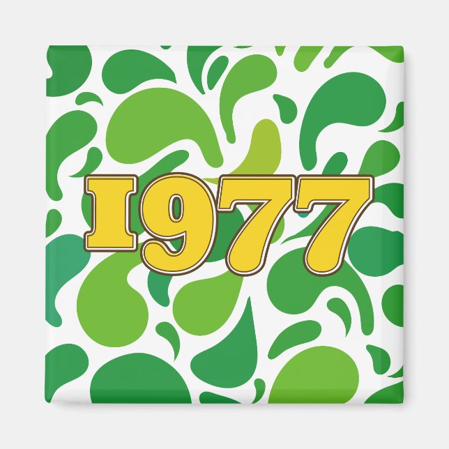 Vintage 1977 magnet (Front)