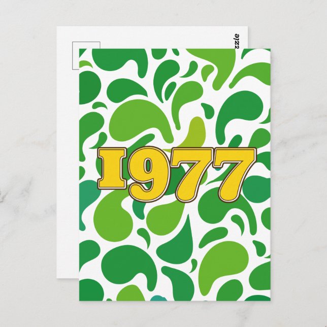 Vintage 1977 postcard (Front/Back)