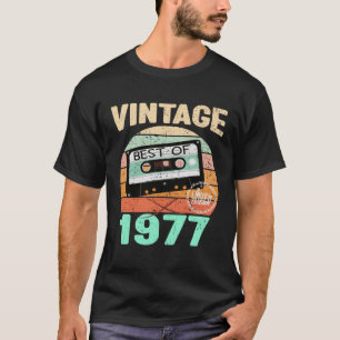 Vintage 1977 Vintage Cassette Tape Best of T-Shirt