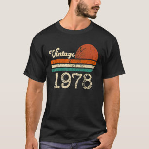 Vintage 1978 Made In 1978 45th Birthday Outfit 45  T-Shirt