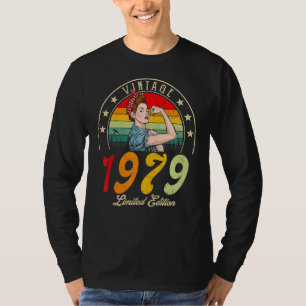 Vintage 1979  1979 43rd B Day 43 Years Old T-Shirt