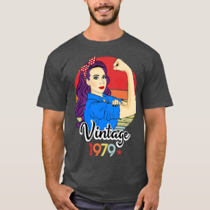 Vintage 1979 42nd Birthday 42 Year Old Bday Born I T-Shirt