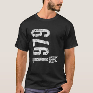 Vintage 1979 Limited Edition Old Man Woman Birthda T-Shirt