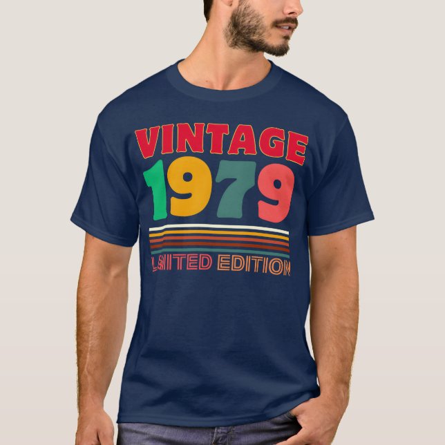 Vintage 1979 Limited Edition retro T-Shirt (Front)