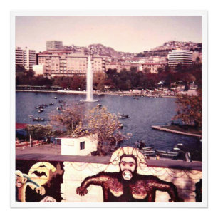 Vintage 1979 View of Ankara Genclik Park Photo Print
