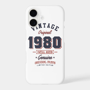Vintage 1980 Born in 1980 Retro Birthday Gift