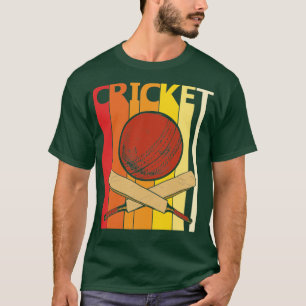 Vintage 1980s Cricket Sports Gift T-Shirt