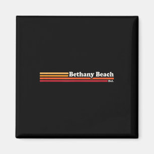 Vintage 1980s Graphic Style Bethany Beach Delaware Magnet