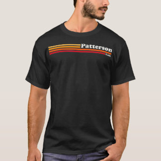 Vintage 1980s Graphic Style Patterson California  T-Shirt