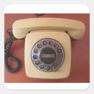 Vintage 1980s India Telephone Nostalgia sticker