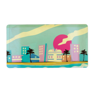 Vintage 1980s Miami Poster