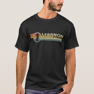 Vintage 1980s Style LEBANON, NJ T-Shirt