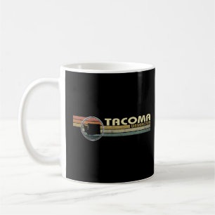 Vintage 1980s Style TACOMA, WA Coffee Mug