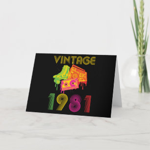 Vintage 1981 card