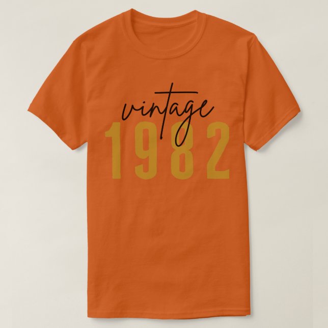 Vintage 1982 25 T-Shirt (Design Front)