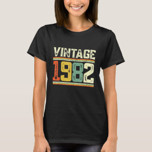 Vintage 1982 39th Birthday Men Women 39 Years Old T-Shirt