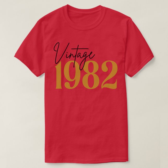 Vintage 1982 3 T-Shirt (Design Front)