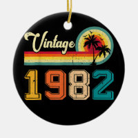 Vintage 1982 40th Birthday Men Women Retro 40