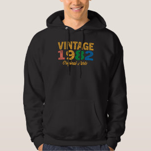 Vintage 1982 40th Birthday Original Parts 4 Hoodie