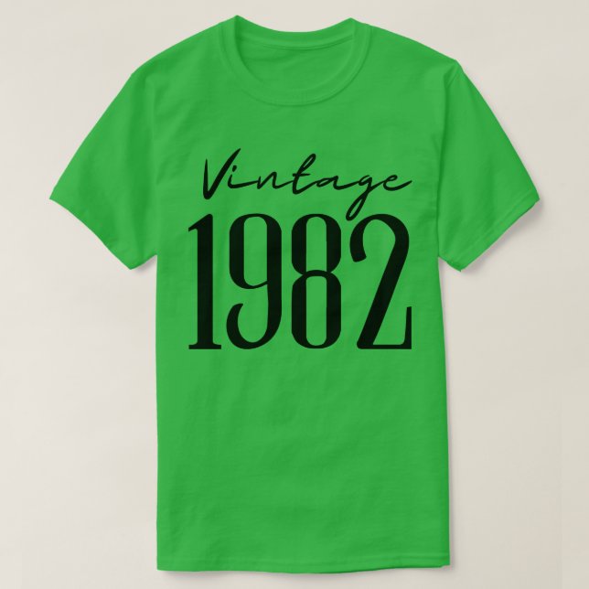 Vintage 1982 8 T-Shirt (Design Front)