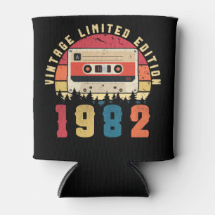 Vintage 1982 Birthday Cassette Tape Can Cooler