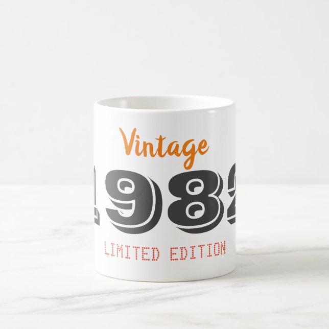 Vintage 1982 Limited Edition Coffee Mug – 43rd (Center)