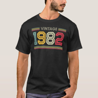 Vintage 1982 Men Women 40th Birthday 1 T-Shirt