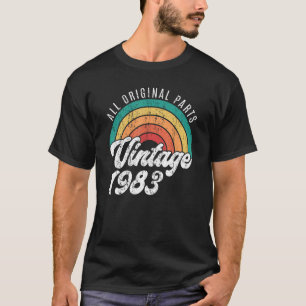 Vintage 1983 39th Birthday Classic Retro 39 Year T-Shirt