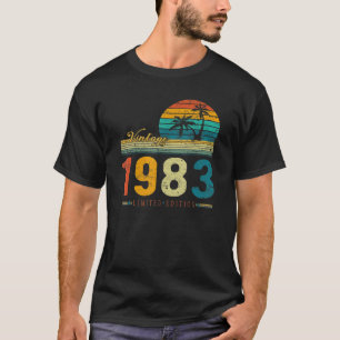 Vintage 1983 40th Birthday 40 Years Old Men Women T-Shirt
