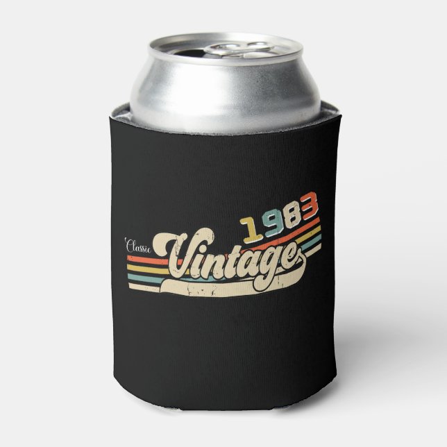 Vintage 1983, 40th Birthday  Can Cooler (Can Front)