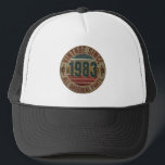 VINTAGE 1983 BIRTHDAY GIFT TRUCKER HAT<br><div class="desc">VINTAGE 1983 MEN WOMEN BIRTHDAY GIFT</div>
